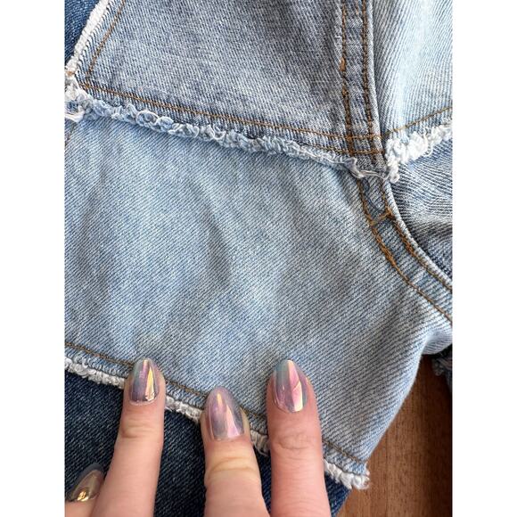 Y2K No Boundaries Patchwork Jeans size 13 - Picture 11 of 16